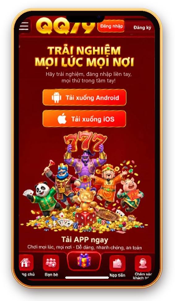 Ứng dụng QQ79 trên điện thoại: tải xuống Android và iOS