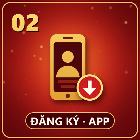 Bước 02: Đăng ký tài khoản hoặc tải app