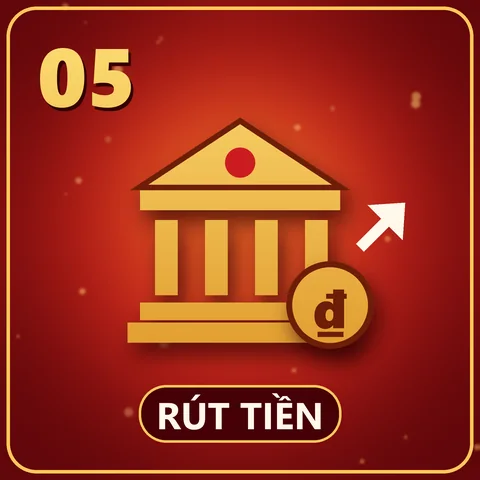 Bước 05: Rút tiền về tài khoản chính chủ