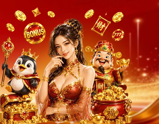 Ngày hội viên VIP QQ79: cô gái, chim cánh cụt và Thần Tài bên rương vàng
